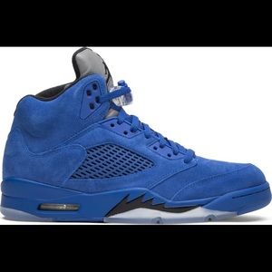 2017
Air Jordan 5 Retro 'Blue Suede' ; Boys size 4